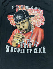 Chemise toutes tailles Inspired DJ SCREW Svissed Up Click King Of The South Bling HE530