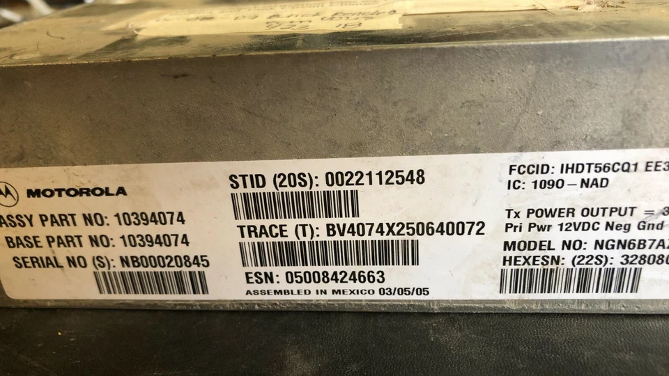 10394074 Pontiac Grand Prix Buick Lacrosse 2002-2007 módulo Onstar Foto 1 de 1