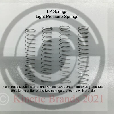 Light Pressure Springs (LP) for Kinetic shock upgrade kits Stock or HR's - Image 1 of 2