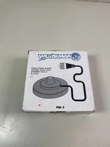 Workman PM5 CB Antena radiowa Uchwyt magnetyczny z wtyczką PL i koncentryczną 17' stóp - Zdjęcie 1 z 4