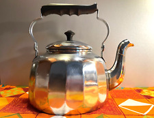 Alter Wasserkessel, verchromt, Teekessel, Deko  -  vintage kettle