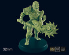 Buzzsaw Mutant  - Post-Apocalyptic - 32Mm - Ec3d Design -Rpg/Diorama 3D Printed