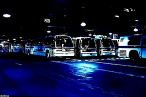 ORIGINAL KODACHROME SLIDE NYC BUS 1998 NOVA RTS #5090 GUN HILL DEPOT 1.04.00 - Bild 1 von 1