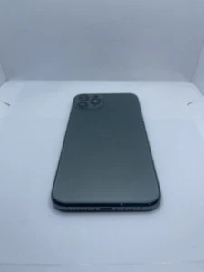 Carcasa trasera iPhone 11 Pro verde medianoche, vidrio trasero 100 % OEM reemplazado - Imagen 1 de 6