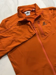Chaqueta Salomon ActiTherm Mujer’s L Cremallera Completa Naranja Exterior Senderismo Rendimiento - Imagen 1 de 11