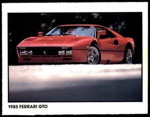 1985 Ferrari GTO 4 x 5.5 Inch RGA Car Collectors Card c1989 - Bild 1 von 2
