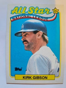 1989 TOPPS KIRK GIBSON ALL STAR #396 NM - Foto 1 di 1