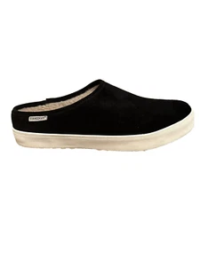 Zapatos sin cordones de gamuza de cuero mulas polar negro cami para mujer Staheekum 9 nuevos sin etiquetas - Imagen 1 de 7