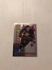 1995-96 TOPPS MYSTERY FINEST PAVEL BURE INSERT HOCKEY CARD # M15 Canucks Rare