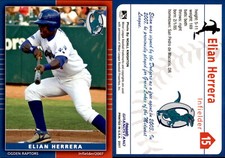 Elian Herrera 2007 Grandstand Ogden Raptors #NNO Card *AutographDen*