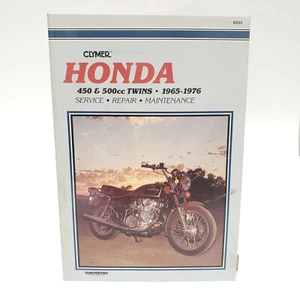 Clymer Honda 450 & 500CC Twins 1965-1976 Service Repair Maintenance M333 - Bild 1 von 1