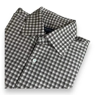 Camisa para hombre Peter Millar Crown hecha a mano Cashel acabado flexible abotonada S $250 nueva con etiquetas Foto 1 de 4