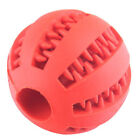 Dog Gum Bite Chew Puppy Pet Teeth Dental Clean Rubber Ball Toy Healthy Treat #W