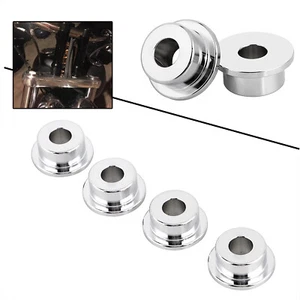CNC Solid Billet Handlebar Riser Bushings For Harley Sportster Dyna Fatboy FLSTF - Bild 1 von 13