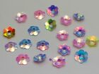 2000 gemischte Farben Tasse Blume lose Pailletten Pailletten 8 mm Nähen Hochzeit Handwerk