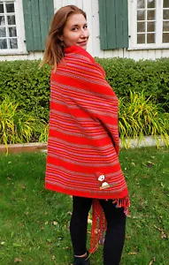 Québec Multi-sash Blanket Shawl Alpaca Couverte Châle Alpaga Multiceinture - Picture 1 of 4