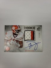 2012 SP Authentic SPA RPA Auto 3 Color Patch Dwayne Allen RC /885 Clemson Pats