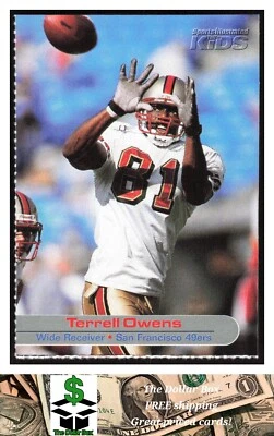 2002 Sports Illustrated for Kids #201 Terrell Owens - San Francisco 49ers - Image 1 of 2