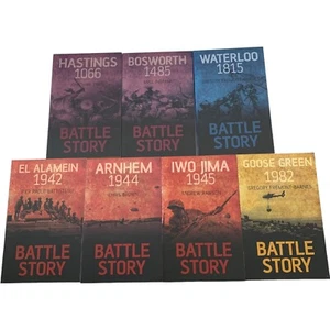 Battle Story book bundle - Bosworth 1485, Hastings 1066, Waterloo 1815, + 3 more - Picture 1 of 20