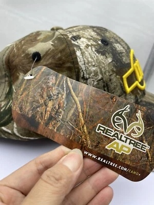 Realtree Hunting Unstructured Baseball Style Hat, Edge Camo, Adjustable Foto 1 de 4