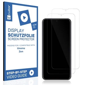 2x 3D Screen Protector for Unonu Zen Flexible Protection Film Full Cover - Picture 1 of 6