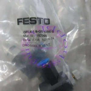 1PCS New Festo GRLA-1/8-QS-6-RS-B 162965 Valve - Bild 1 von 1