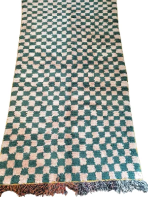 Grand Tapis Marocain Artisanal,Tissé Main,174 x 93 cm,Multicouleurs Authentiques - Photo 1/4