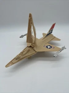 F-16 Falcon Fighter verarbeitetes Kunststoff Spielzeug Flugzeug USAF General Dynamics 6210 USA - Bild 1 von 17