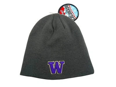Boné de esqui WASHINGTON HUSKIES UW futebol quente FACULDADE INVERNO GORRO NOVO! - Imagem 1 de 4