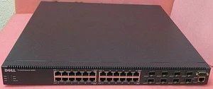 DELL POWERCONNECT 6024 24-PORT GIGABIT NETWORK SWITCH MANAGED 1 Gbps - Afbeelding 1 van 1