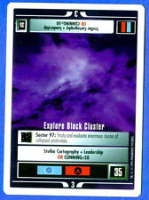 Star Trek CCG EXPLORE BLACK CLUSTER (Premier Unlimited ) Mission