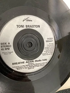 Toni Braxton Breathe Again . 7" vinyl 1993. La face records - Picture 1 of 2