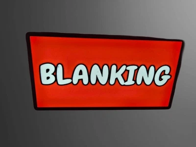 🎣 Caja de Luz “Blanking” – LED Blanco o LED Color RGB | Divertido Letrero de Pesca - Imagen 1 de 4