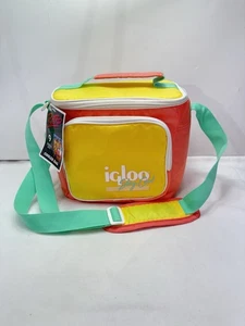 Neu mit Etikett Iglu Retro Pastellfarben Stay Cool weiche Seitenkühlbox Brotdose 80er Jahre - Bild 1 von 10