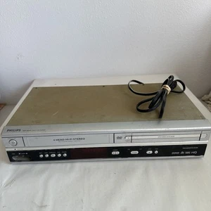 Philips DVP3050V DVD/VCR Player 4 Head Hi-Fi Stereo VHS As Is For Parts - Picture 1 of 7