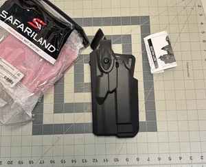 Safariland 7360 ALS/SLS 7TS Lev-3 Duty Holster, SIG P320 COMPACT + Light - LEFT - Picture 1 of 17