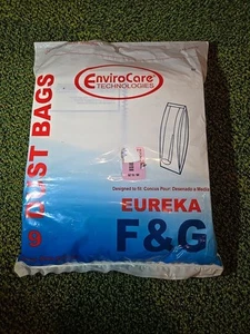 9 Pack Eureka F&G Sanitaire Upright Kenmore 5002 5062 Vacuum Bag Microfiltration - Picture 1 of 2