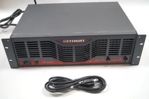 CROWN CE1000 2-Channel Rack Mount Power Amplifier 275W at 8 Ohms WORKING D241 - Picture 1 of 10