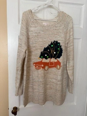 Lauren Conrad Christmas Sweater Size XL Knit - Image 1 of 4