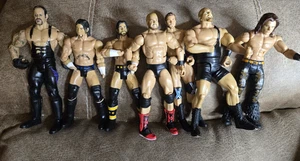 WWE WWF Wrestling Action Figures Parts Lot of 7 Wrestlers Mattel Jakks  - Picture 1 of 13