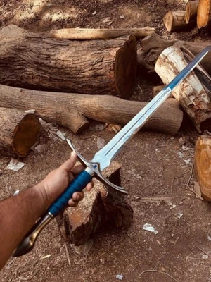 手工制作中世纪幻想长剑带鞘-高品质道具,装饰 — 第 1/3 张图片