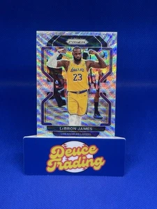 2021-22 Panini Prizm - LeBron James #91 Silver Wave Prizm - Picture 1 of 3