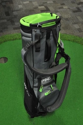 Ping Hoofer Prodi G 34" Stand Golf Bag 10-13 Year Old Black/Green  #206362 - Image 1 of 4