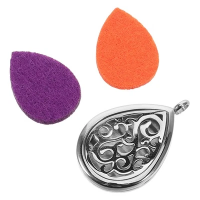  Collana Oli Essenziali Diffusore Per Ciondolo Goccia D'acqua Aroma - Immagine 1 di 4