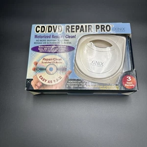 Xinix CD DVD Repair Pro Motorized Cleaning Kit Video Games Media Restorer Repair - Picture 1 of 4