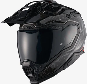 Motorrad Integralhelm Nexx X.Wed3 Furka schwarz/grau glänzend XE32348706600 - Bild 1 von 13