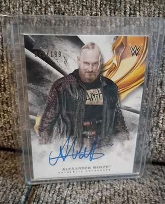 2019 WWE Topps Undisputed Alexander Wolfe Auto /199 On Card Autograph NXT - Image 1 of 2