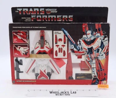 Jetfire 100% Complete W/ Box & Insert 1985 G1 Transformers Vintage Action Figure - Image 1 of 4