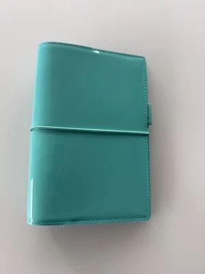 Filofax Personal Domino Patent  mint grün türkis Lack - Bild 1 von 3