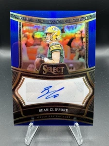 Panini Select Sean Clifford Signatures 2024 automático azul Prizm/149 - Imagen 1 de 3